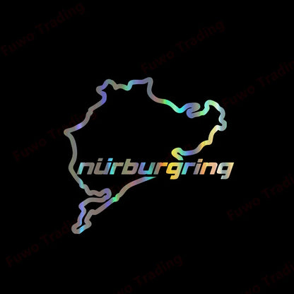 Fashion Personality Sticker Racing Track Nurburgring Vinyl Decal