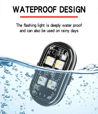 RGB Strobe Motorcycle Wireless Remote Warning Decor R Indicator