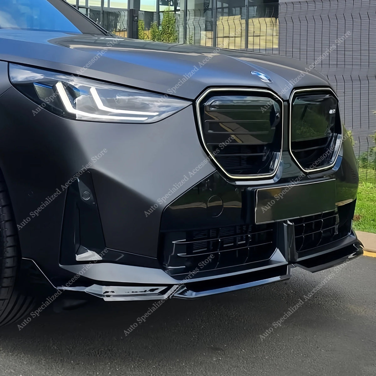 For BMW X3 G45 M50 M M Performance Gloss Black ABS Front Bumper