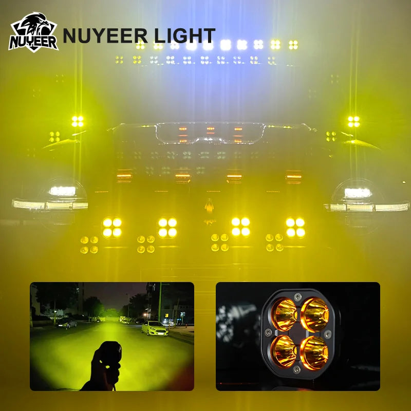 12V 24V Offroad Driving 3inch Pod Spot Beam Drl