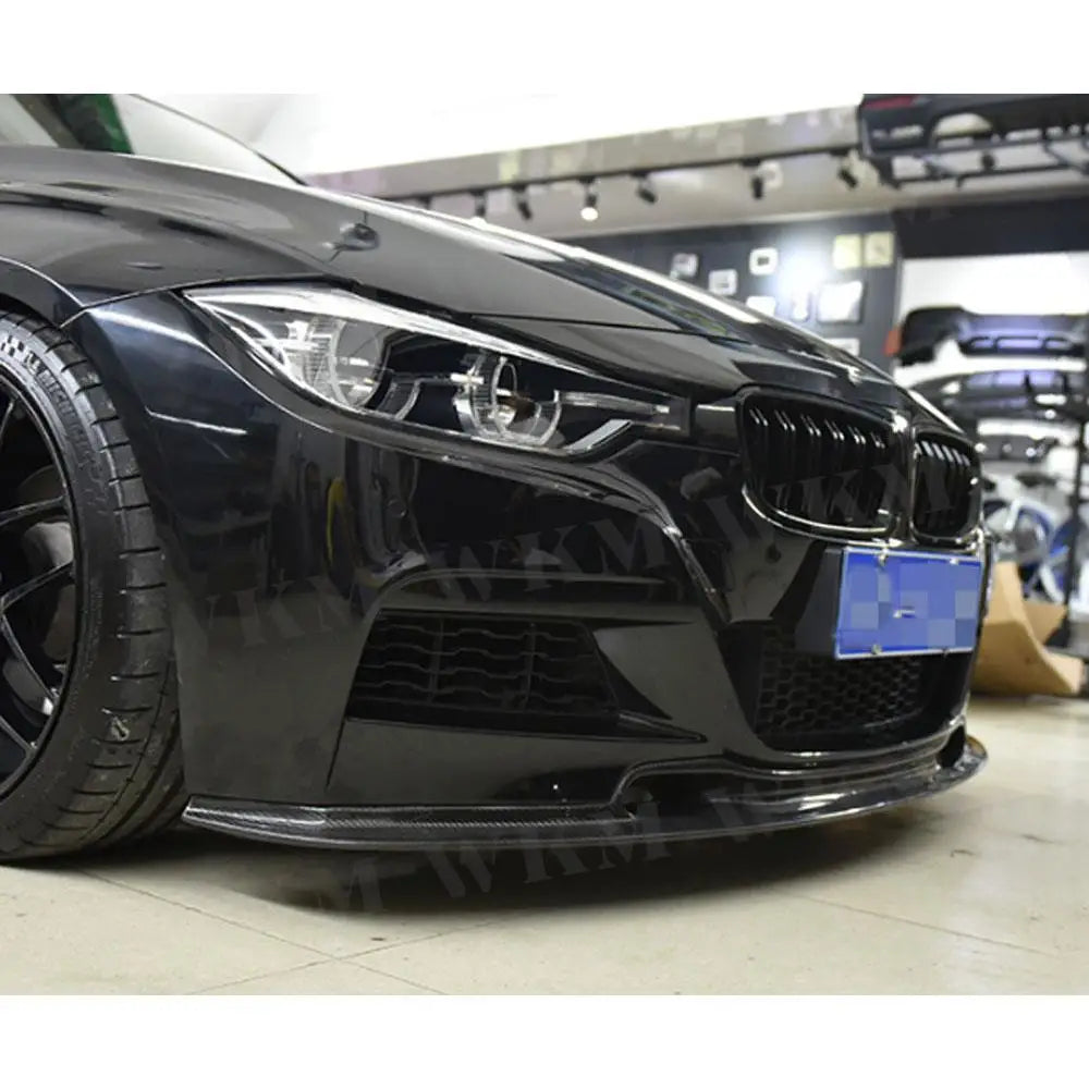 For BMW 3 Sereis F30 F35 Jiache Carbon Fiber Front Bumper Lip