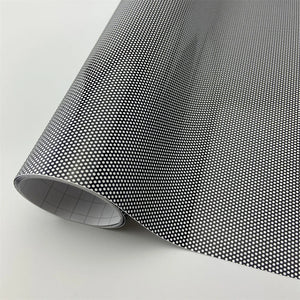 one-way Vision Perforated Mesh Vinyl Film Black self-adhesive