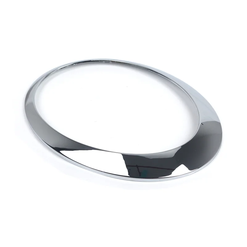 For BMW MINI Cooper R50 R52 Headlight Trim Ring Headlamp Chrome