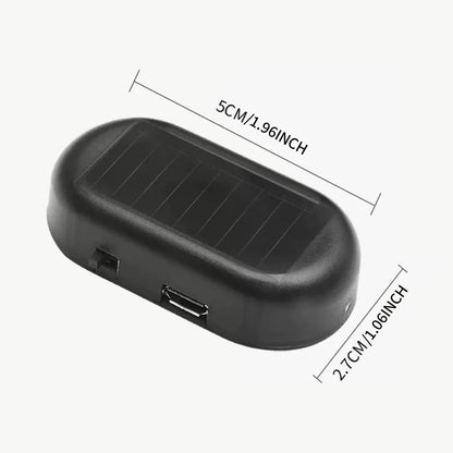2PCS Fake Security Solar Powered Simulated Dummy Alarm Wireless