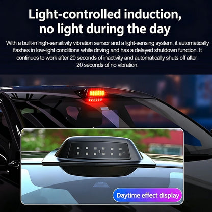 Solar Radar Roof start-stop Warning Remote Control Colors