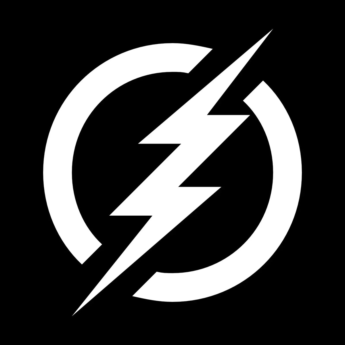 Personality Battery Electric Symbol Lightning Charging Vinyl