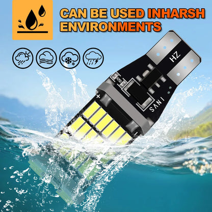 For Mercedes Benz E Class W212 2PCS T15 W16W Reverse 6000K White