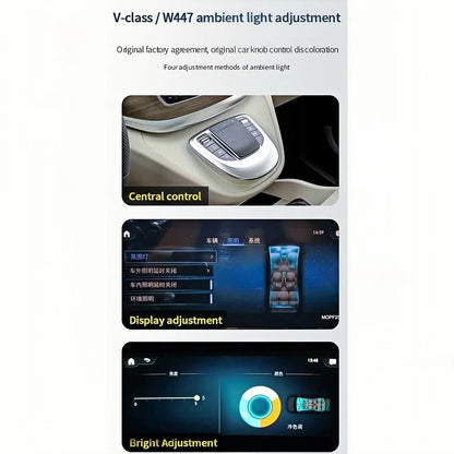 For Mercedes Benz V-Class W447 V260 Colour Vent Ambient Turbine