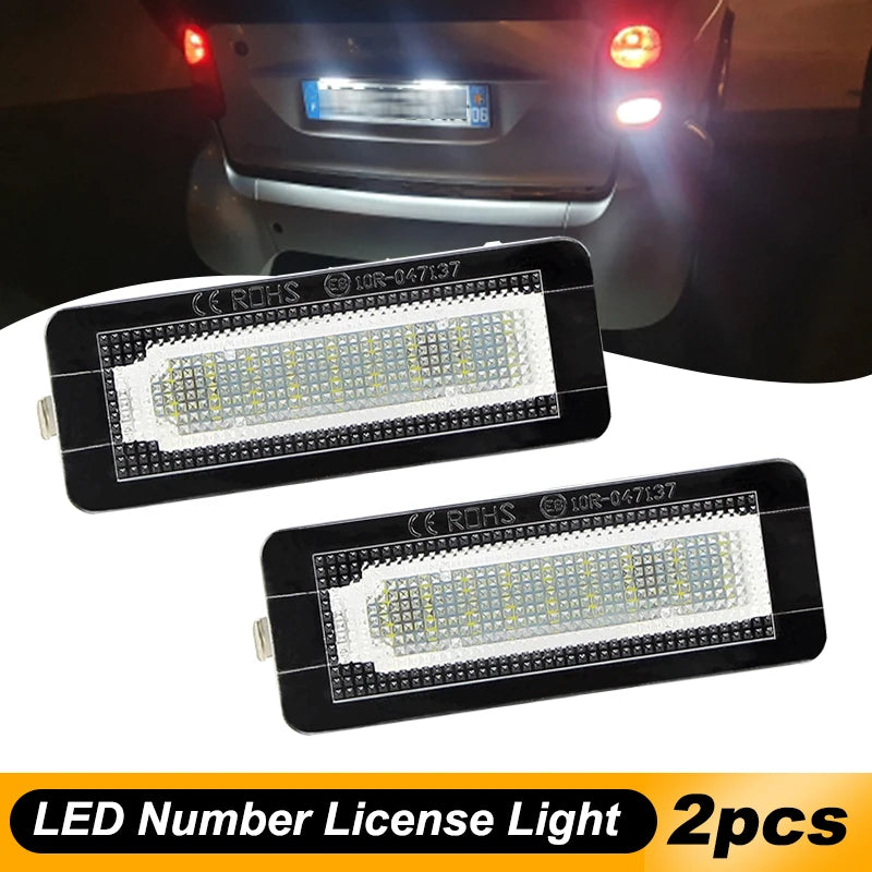 For Benz Smart Fortwo Coupe Convertible 2X18 Smd License Plate