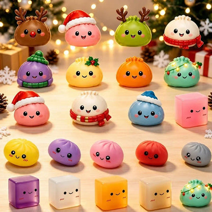 Squishy Christmas Advent Calendar 24 Days Countdown Surprise Box