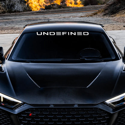 Four Sizes Undefined Stickers Body Window Windshield Bumper
