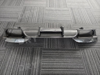 For BMW F06 F12 F13 M6 Dry Carbon Fiber Rear Bumper Diffuser Lip