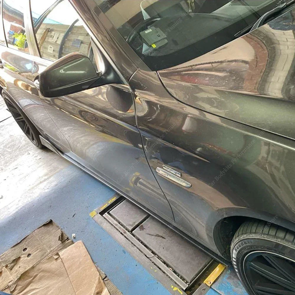 For BMW F10 F11 Side Skirts Extension Rocker Panels Lip