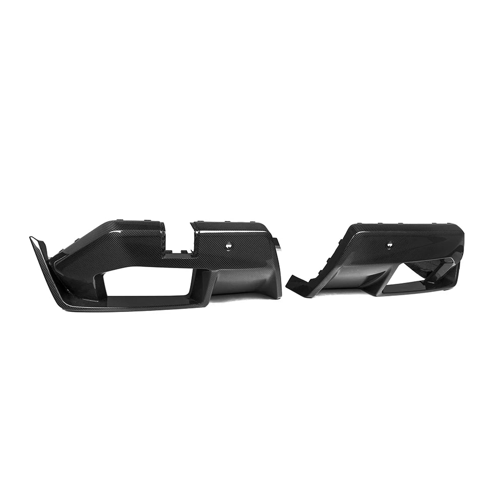 For BMW M5 Series G90 G99 Real Dry Carbon Fiber Rear Diffuser