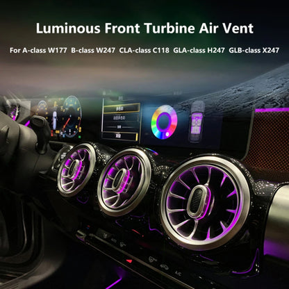 For Mercedes W118 W464 W447 W213 Colors Front Turbine Air Vent