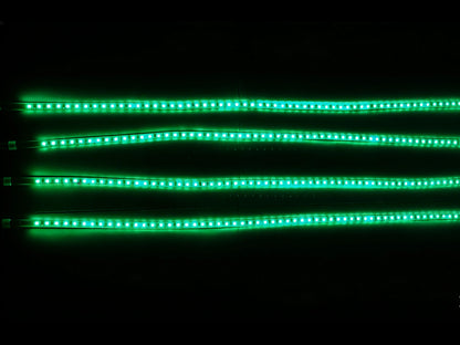 4PCS RGB Chasing Underglow Kit Truck SUV Waterproof Underbody