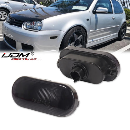 For VW Golf 3 4 MK3 2PCS Side Marker Turn Signal Warning Housing