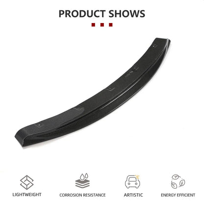 For BMW 6 Series F12 F13 Carbon Fiber Front Bumper Lip Spoiler