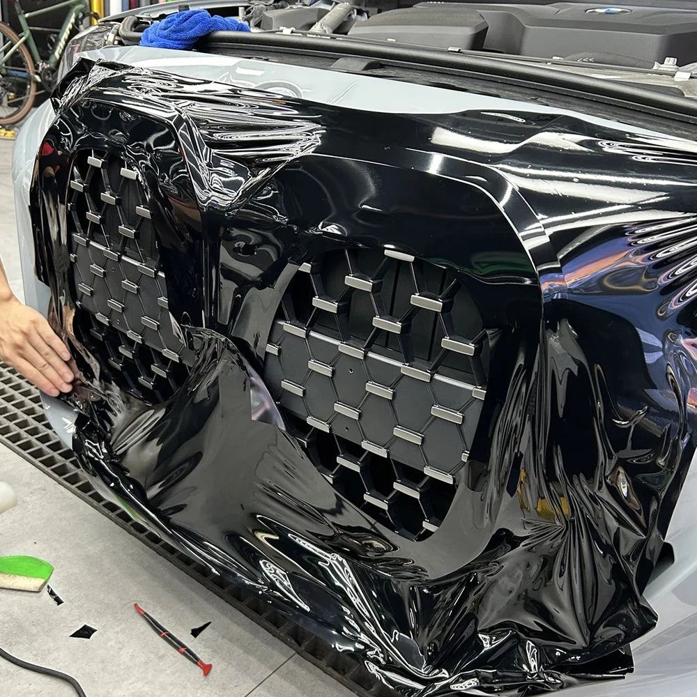 Pet Glossy Black Vinyl Wrap Film Waterproof Pvc Full