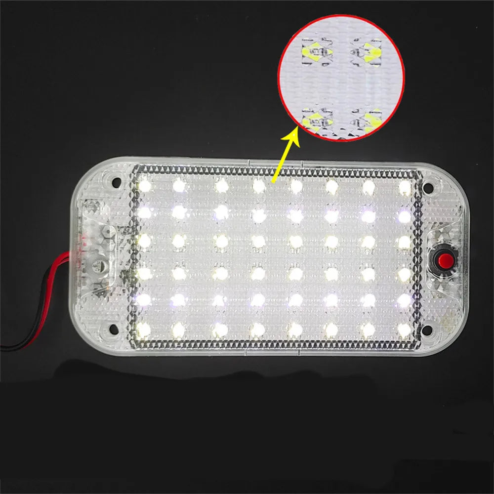 ultra-bright 48 12v-24v Panel Interior Reading Cabin Strip Van