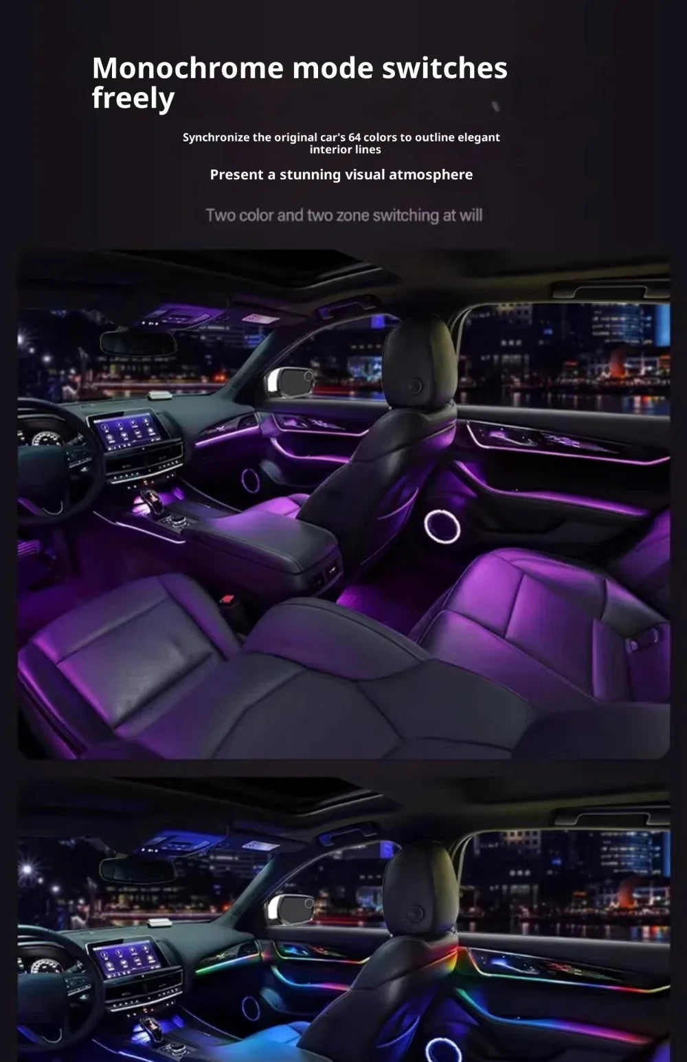 For Cadillac 2020-2025 XT6 LED Interior Accessorie Dynamic