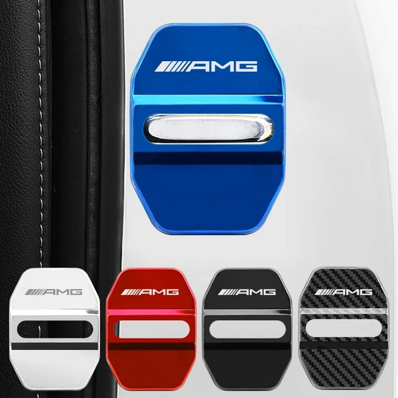 For Mercedes Benz Amg W205 W204 4PCS Door Lock Protective Cover