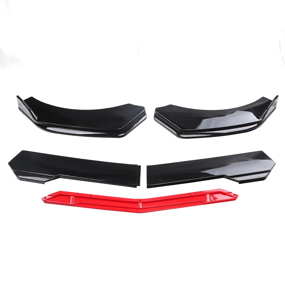 For 1.9M 6.2FT Wide Front Bumper Lip Spoiler Side Skirt Splitter