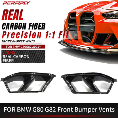 For BMW M3 G80 G81 M4 3K Twill Real Dry Carbon Fiber Front