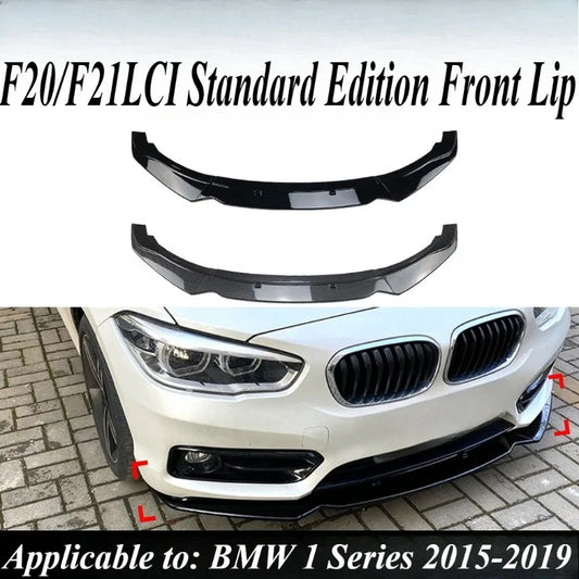 For BMW 1 Series F20 F21 2015-2019 Front Lip Spoiler Splitter