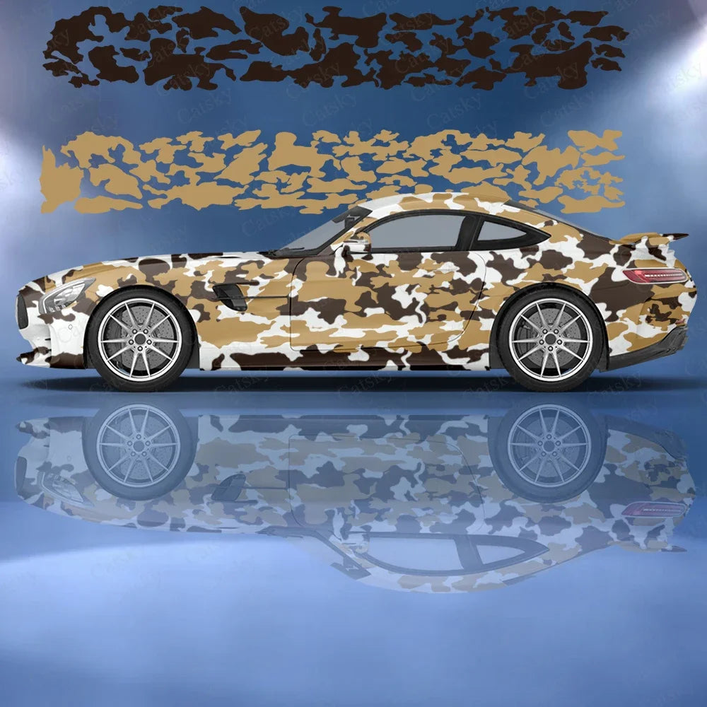 Camouflage Stickers Ita Tuning Racing Vinyl Decal Wrap Side