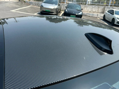 Leonardo Glossy Black Carbon Fiber Material Roll Wrap Tpu