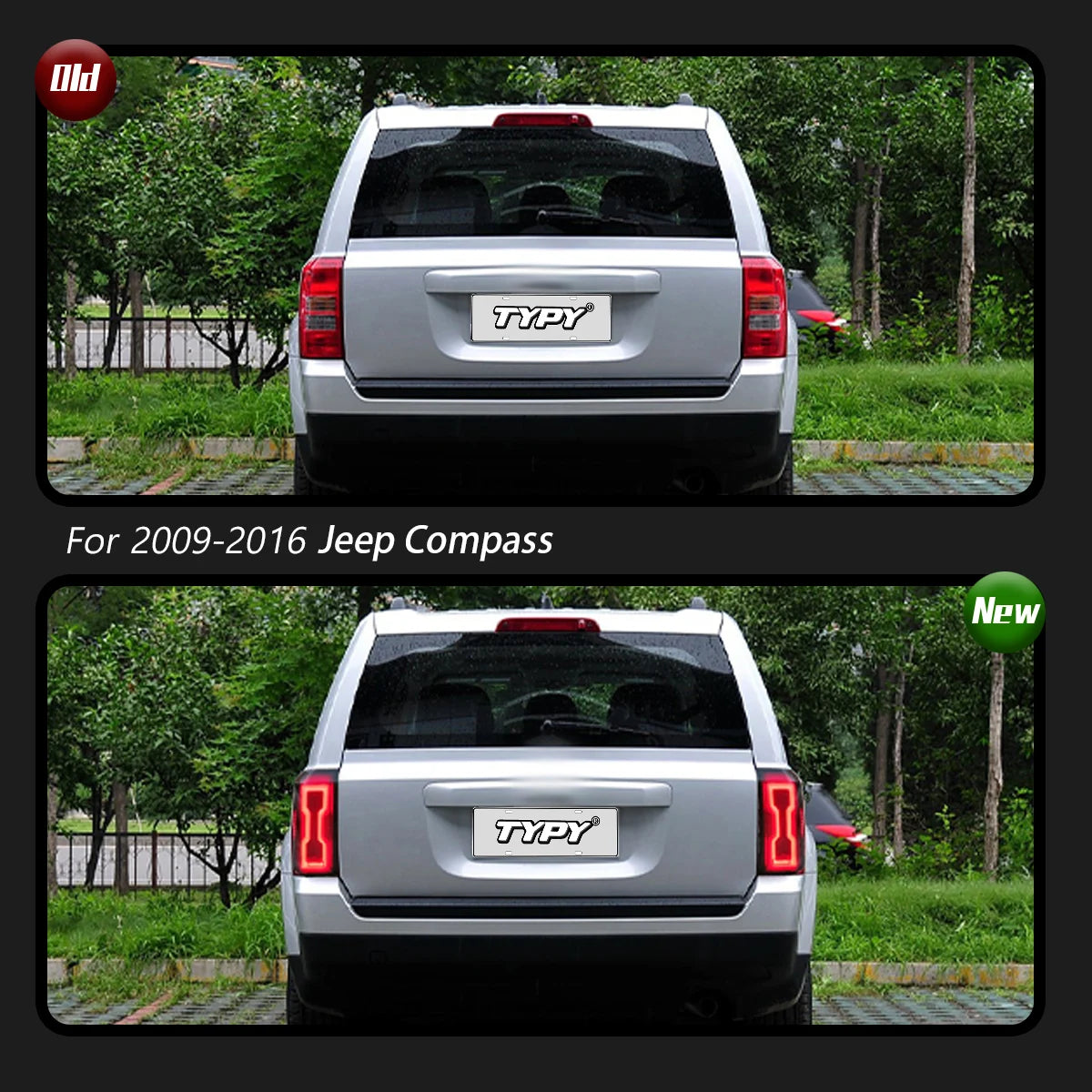 For Jeep Patriot Tail Lights 2008-2017 Typy Upgrade Modified Drl