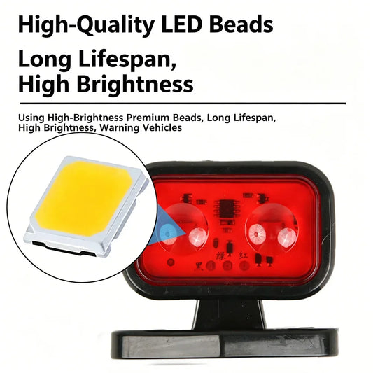 Truck Side Width Dual Color 12 24V Van Warning