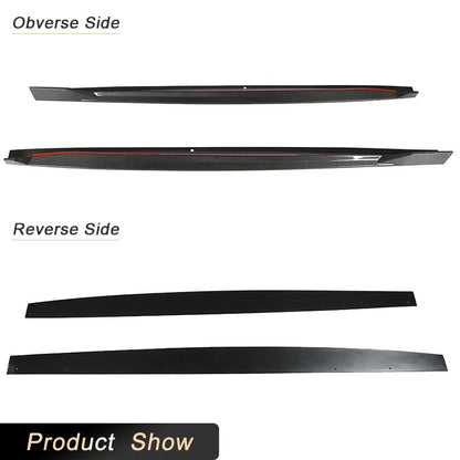 For BMW X5 G05 M-Sport 4-Door Side Skirts Extensions Carbon