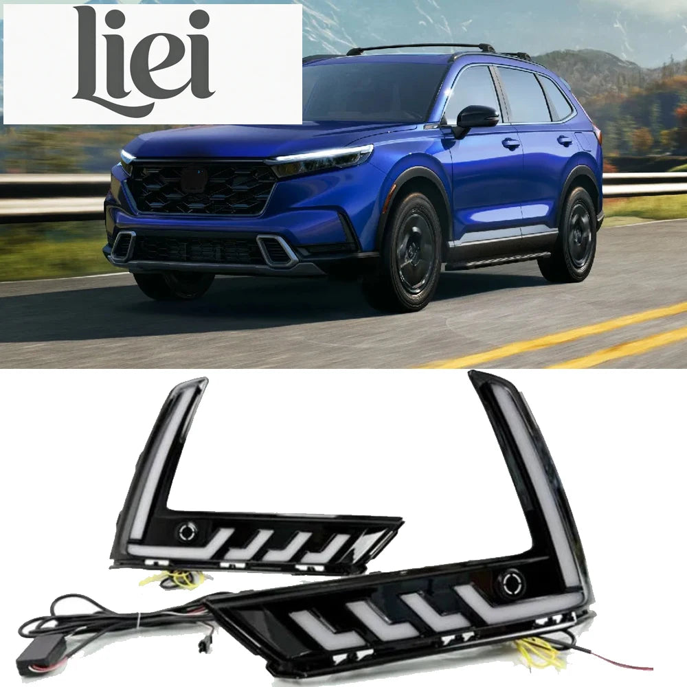 For Honda CR-V Crv 2023 2024 Liei 1pair Drl Daytime Running Fog