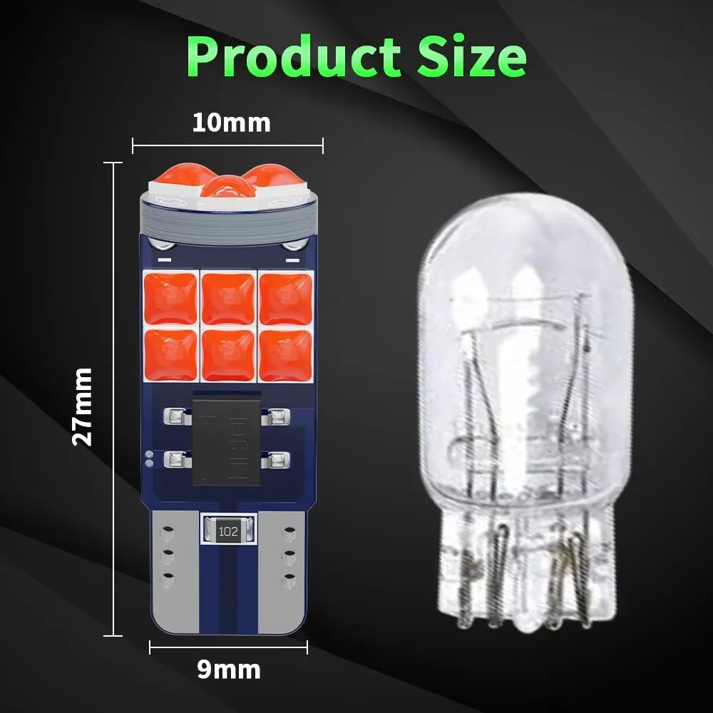 100X T10 15SMD Bulb W5W 194 Super Bright 3030