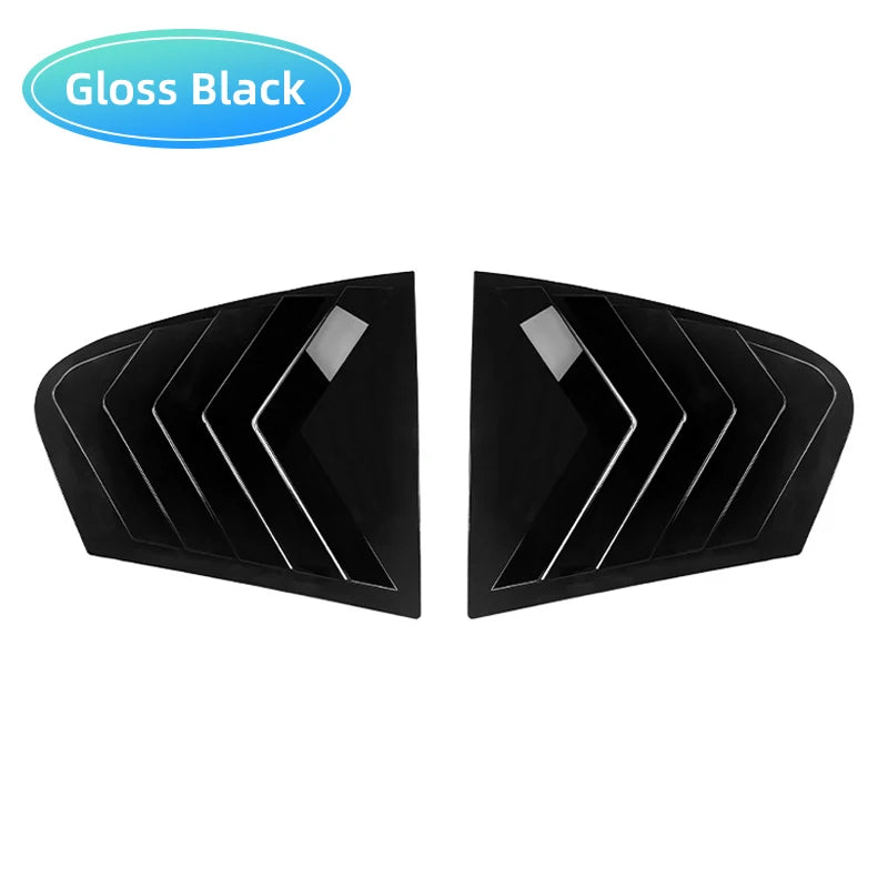 For BMW 5 Series G30 2018-2023 2PCS Rear Window Quarter Louver