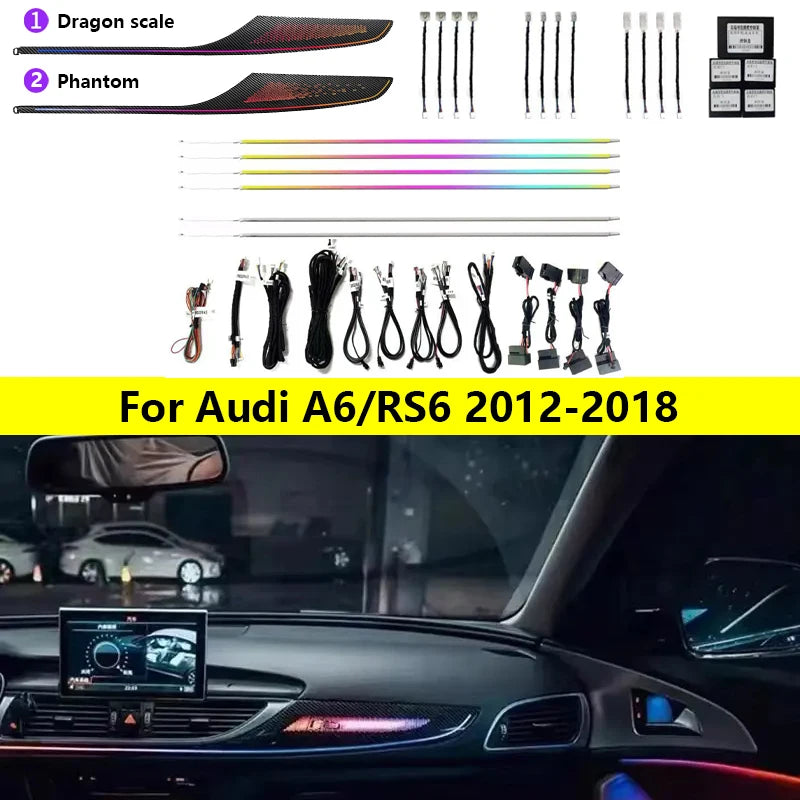 For Audi A6 RS6 2012-2018 Hidden In Ambient Lighting Kit