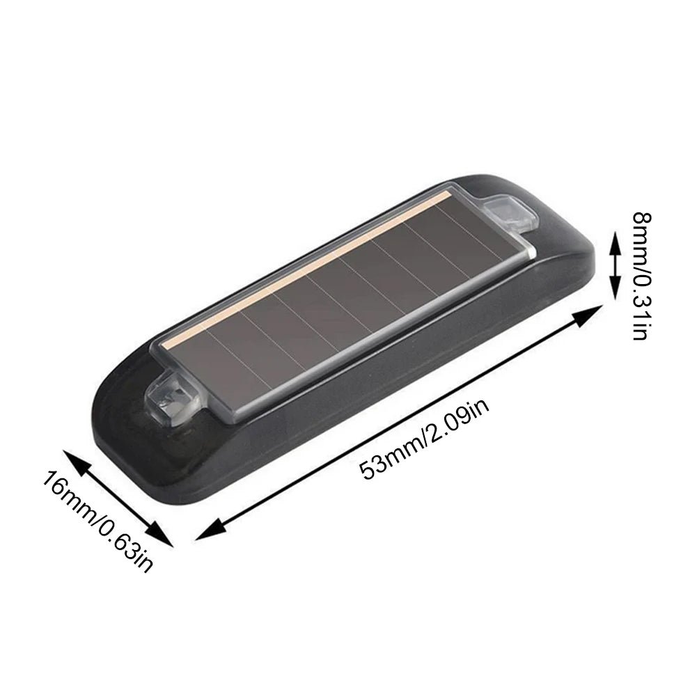 Solar Power MINI Warning wiring-free Alarm Wireless Flash Bike