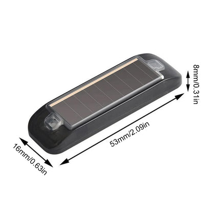 Solar Power MINI Warning wiring-free Alarm Wireless Flash Bike