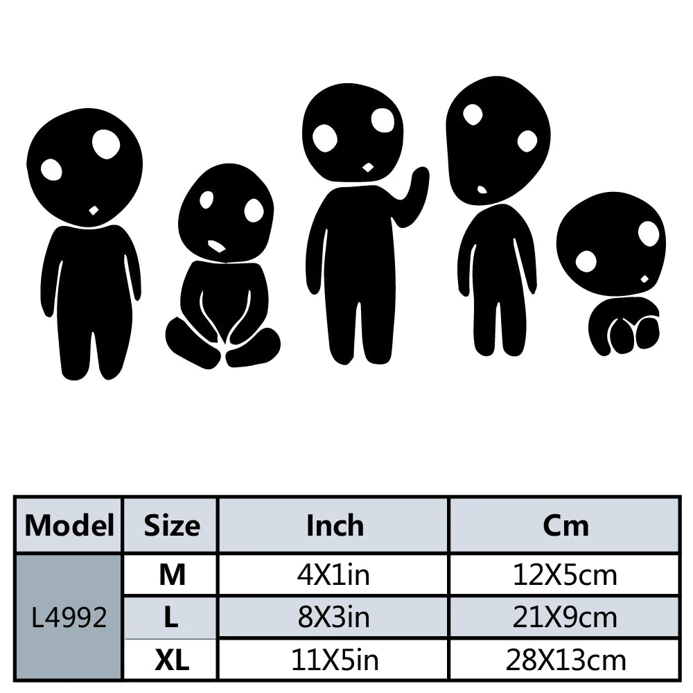 Body Alien Stickers Decals Funny Decal Window Vinyl Motorcycle