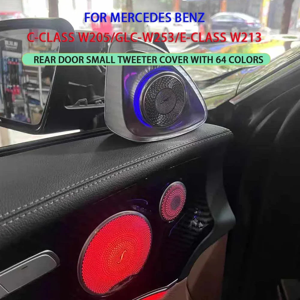 For Benz C E-Class W205 W213 Rear Door Small Tweeter Cover