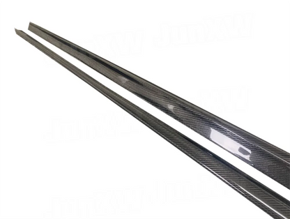 For BMW 6 Series F06 F12 Carbon Fiber Frp Side Skirts Bodykit