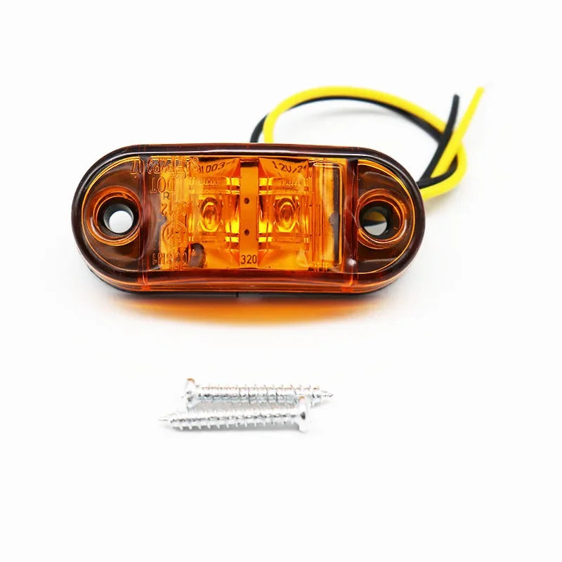 For Trailer 12V 24V Side Marker Trucks Caravan Clearance Lorry