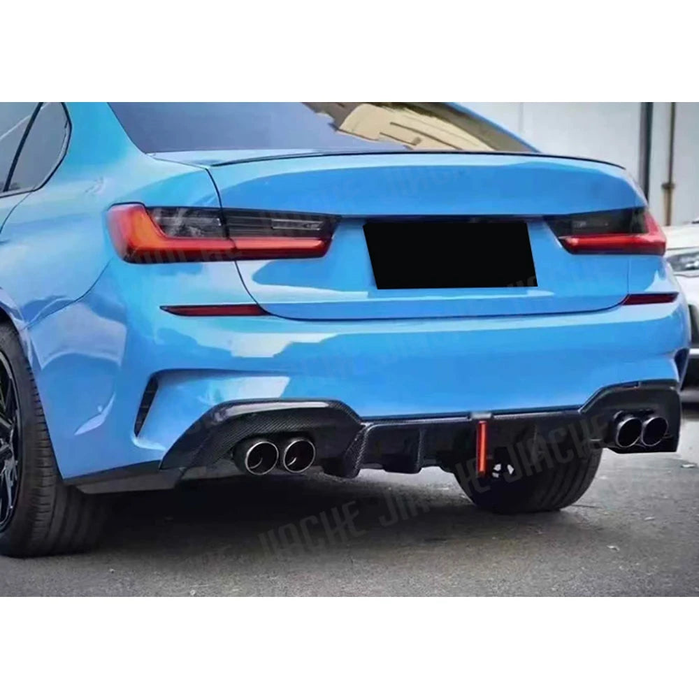 For BMW G20 G28 M Sport Jiache Carbon Fiber Rear Bumper Lip