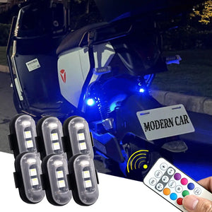 Modern 4X Wireless Remote Control Strobe Warning Colors Aircraft