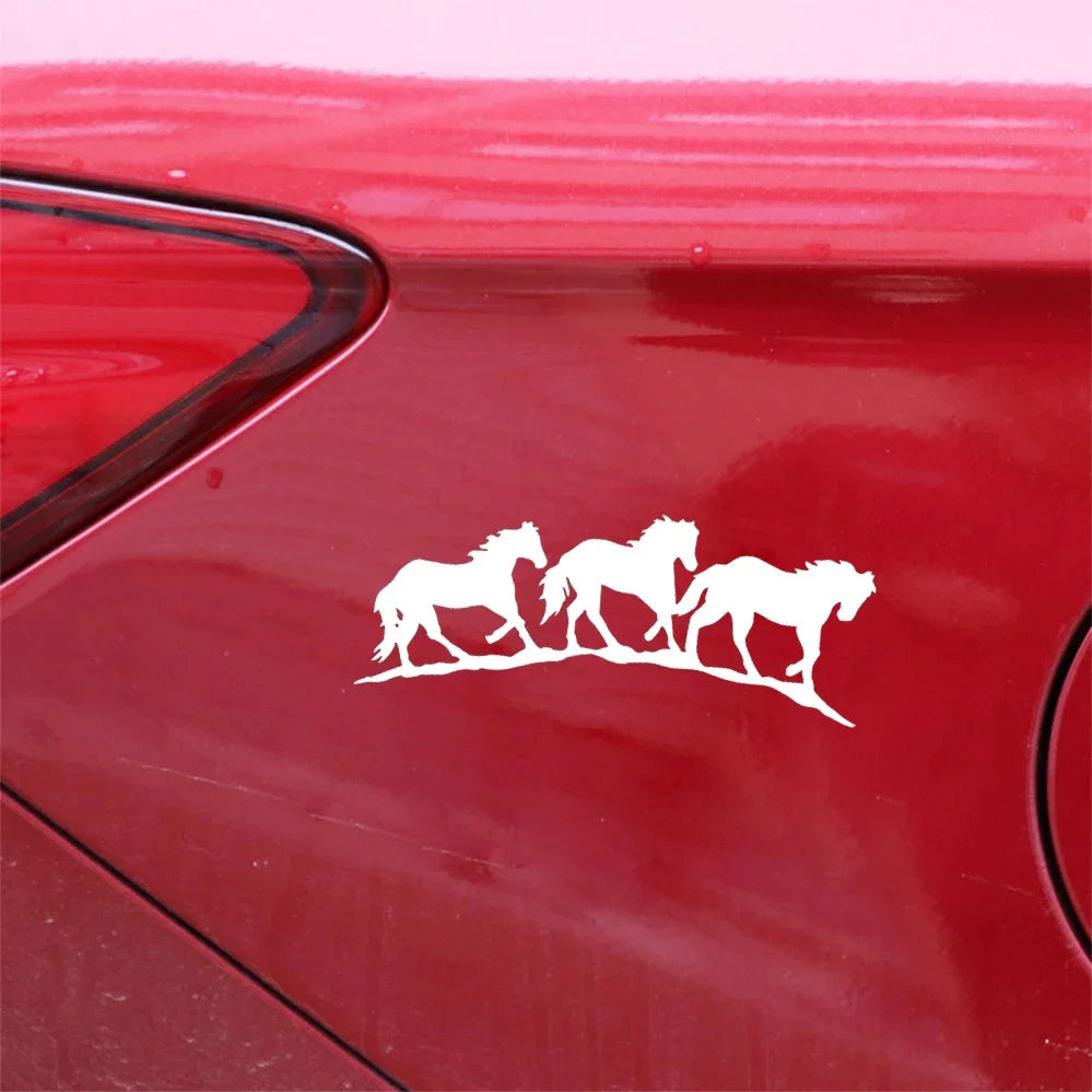 Horse Life Cow Boy Decals Pvc Sunscreen Waterproof Motorcycle