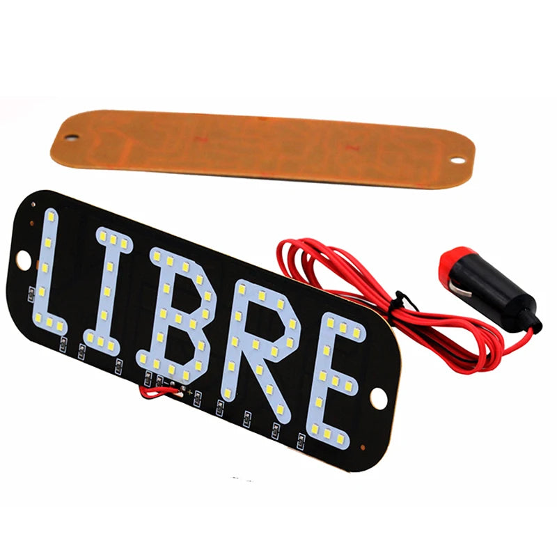 For Vehicles White Green Blue Red Libre Windshield Warning