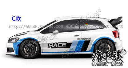 For VW Polo Golf7 6 Golf7 Vinyl Decals Body Sticker Pearance
