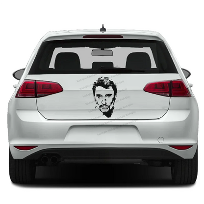 Anime Rule Mylife Generic Johnny Halyday Creative Window Sticker